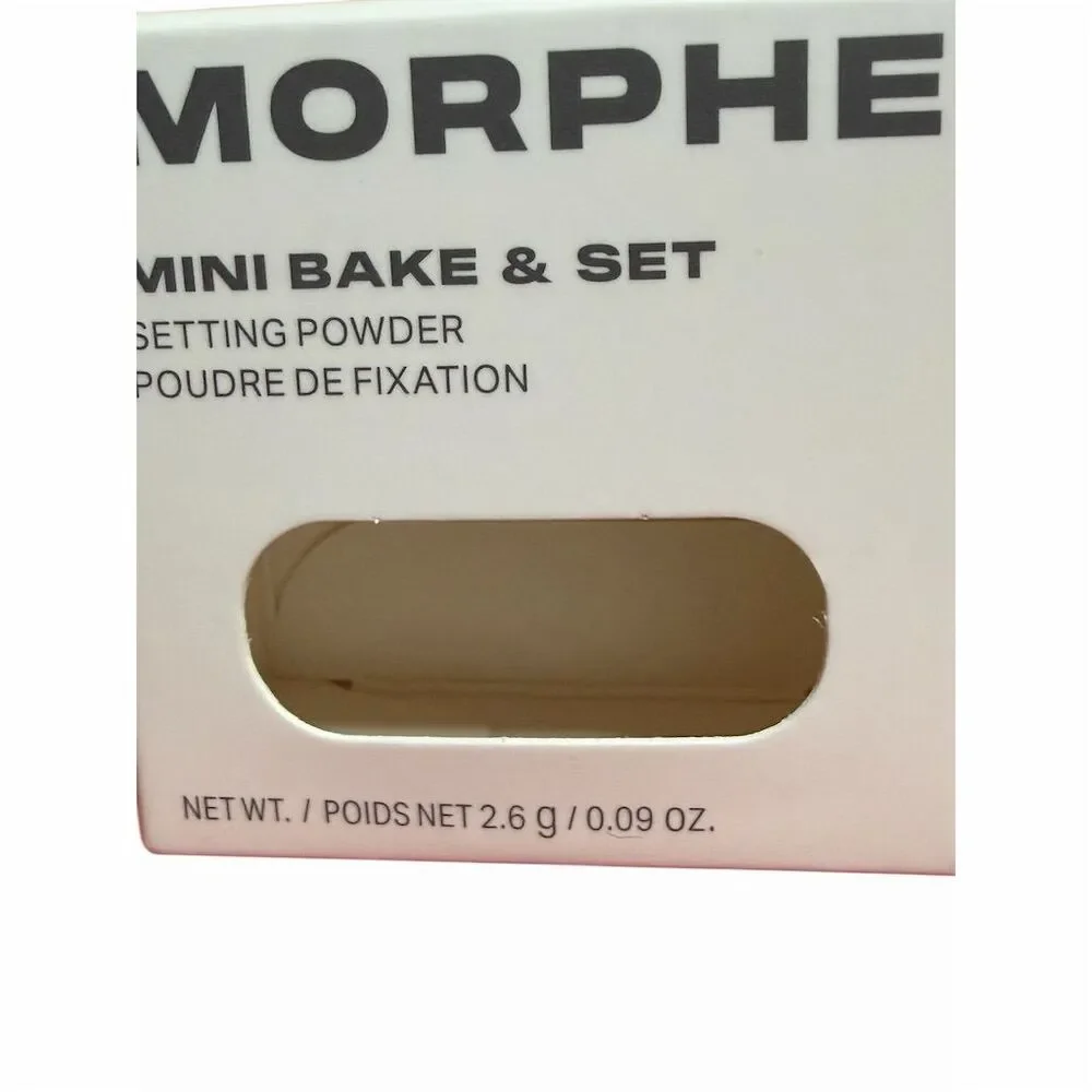 Morphe Mini Bake & Set Translucent Loose Finishing Powder 2.6g Travel Size